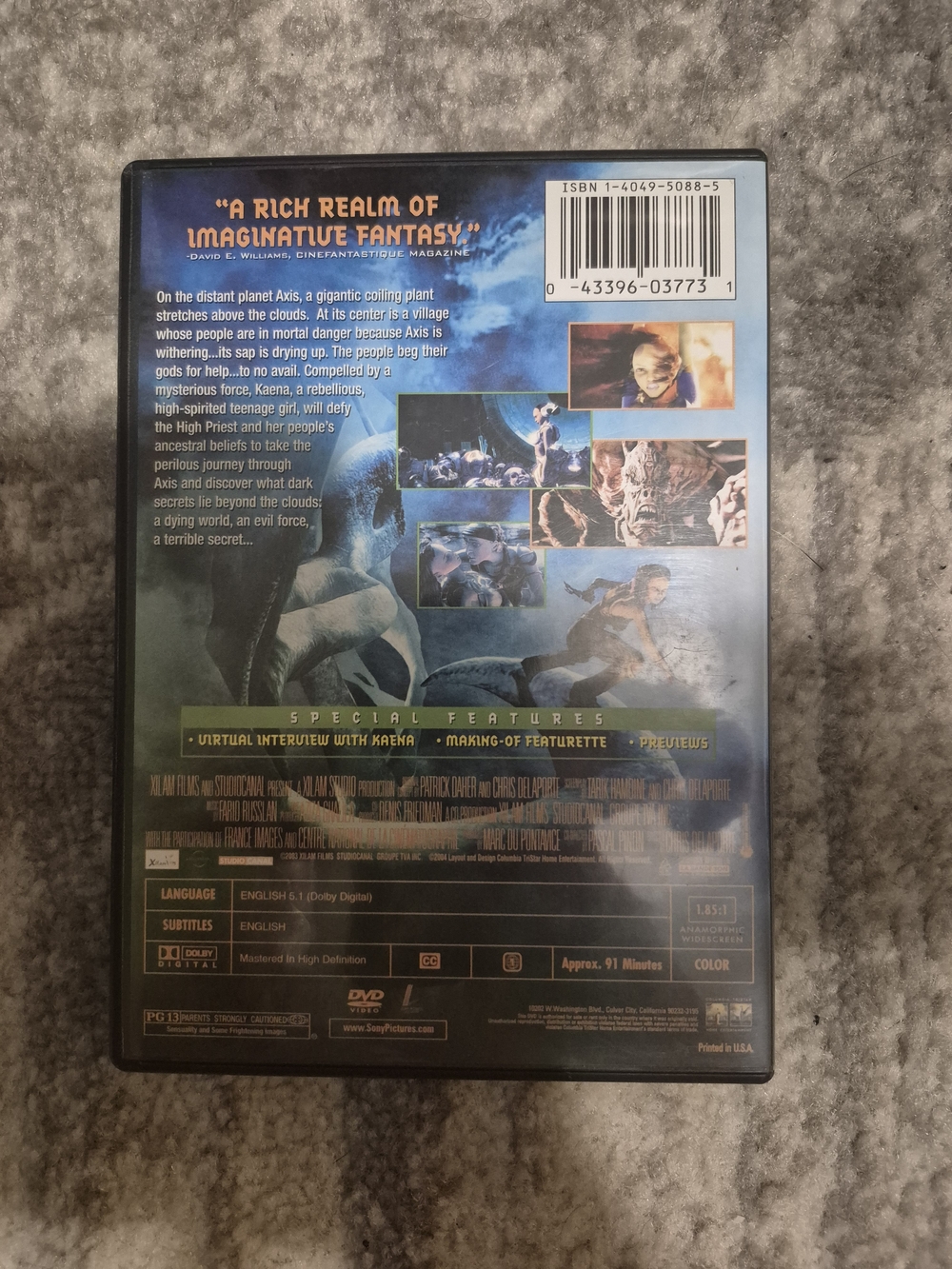 : The Prophecy (DVD) - Yellow Case Art - Picture 3 of 3